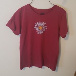 Life is good fitted t shirt
